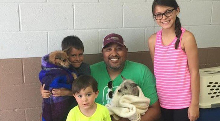 Sie finden ihren Hund nach 6 Jahren wieder und adoptieren auch den Freund, der an seiner Seite war, als er auf der Straße lebte