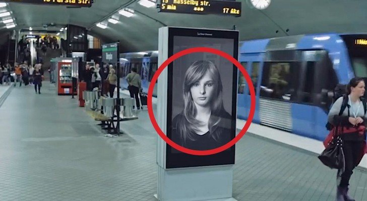 Es sieht aus wie eine Shampoowerbung, doch passt auf, wenn der Zug vorbeifährt
