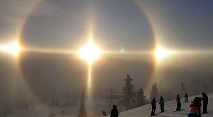 In Schweden erscheint ein “Sonnenengel” und viele glauben, dass es ein übernatürliches Phänomen ist