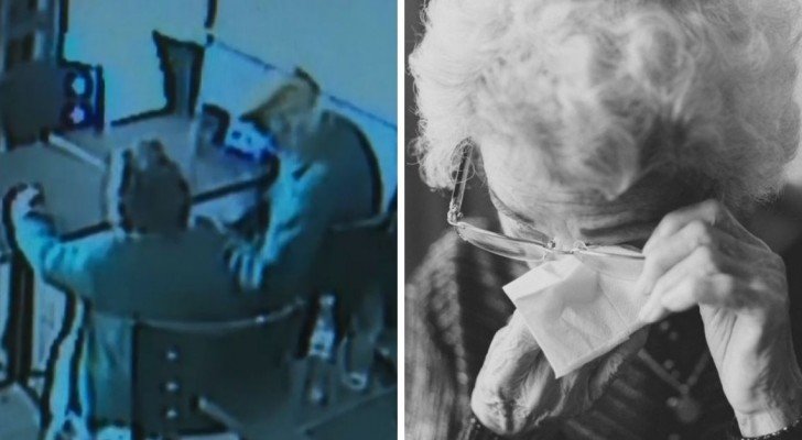 Nach der Räumung wurden diese beiden Rentner von ihrem eigenen Sohn in einem Restaurant zurückgelassen