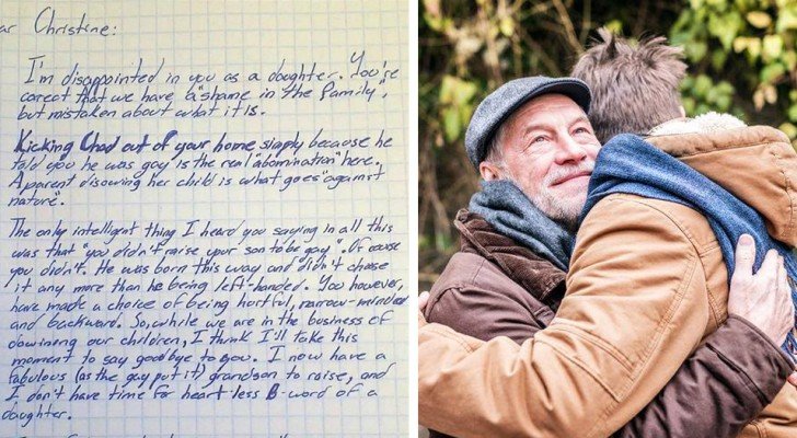 Eine Mutter jagt ihren schwulen Sohn aus dem Haus, aber sein Großvater verteidigt ihn: “Du bist diejenige gegen die Natur”.